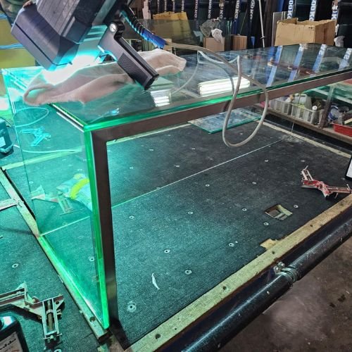 Display gallery_tempered glass display WIP image