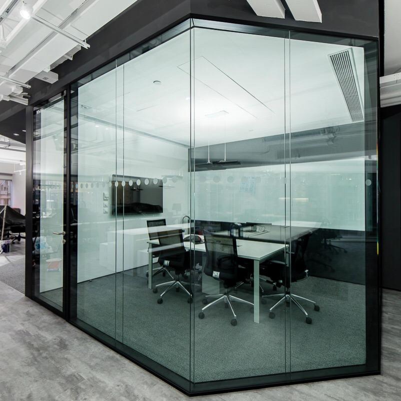 Tempered glass meeting room image 1 Tempered glass meeting room image 1
